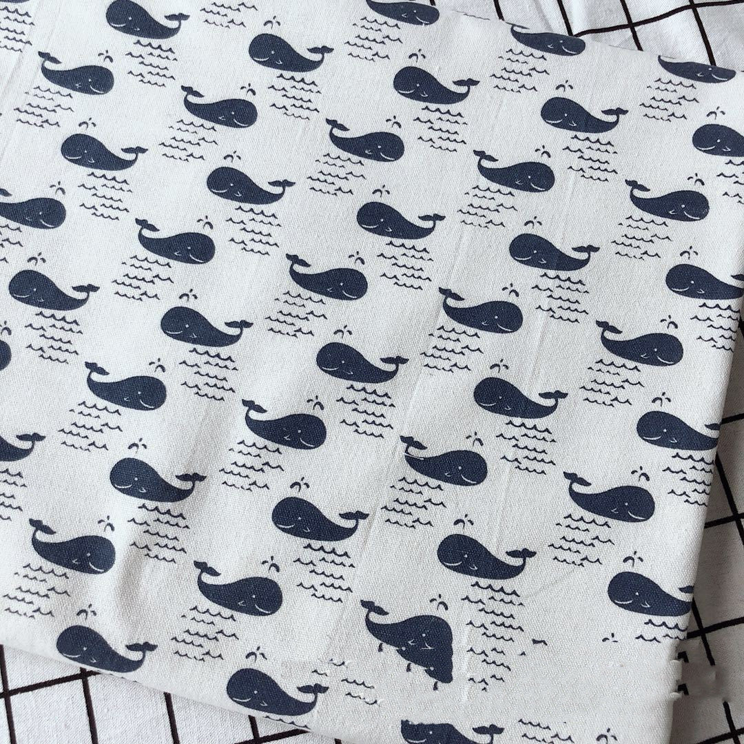 Polyester And Cotton Canvas Printed Tablecloth Fabric