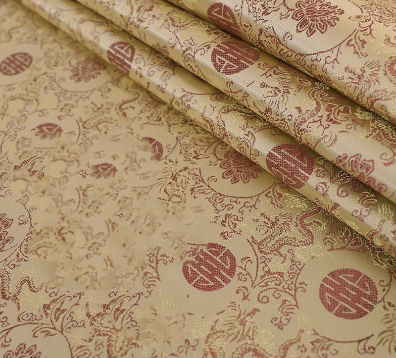 Nylon Handmade Diy Silk Satin Brocade Fabric