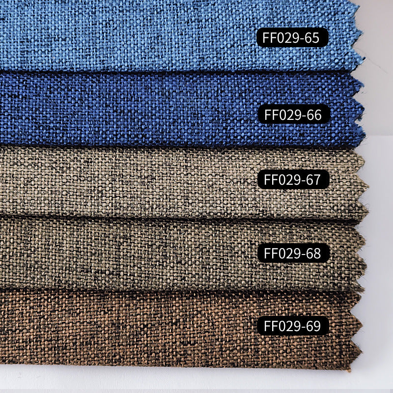 Fabric Soft Bag Drawstring Pocket Imitation Linen Fabric