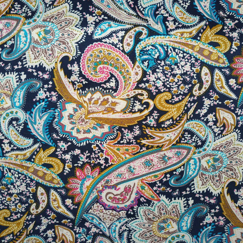 Polyester Plain Cashew Printing Fabric