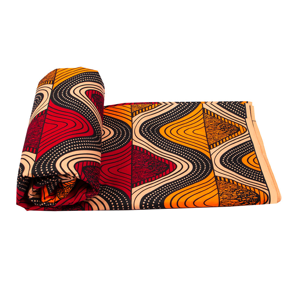 New Batik Printing Polyester Fabric